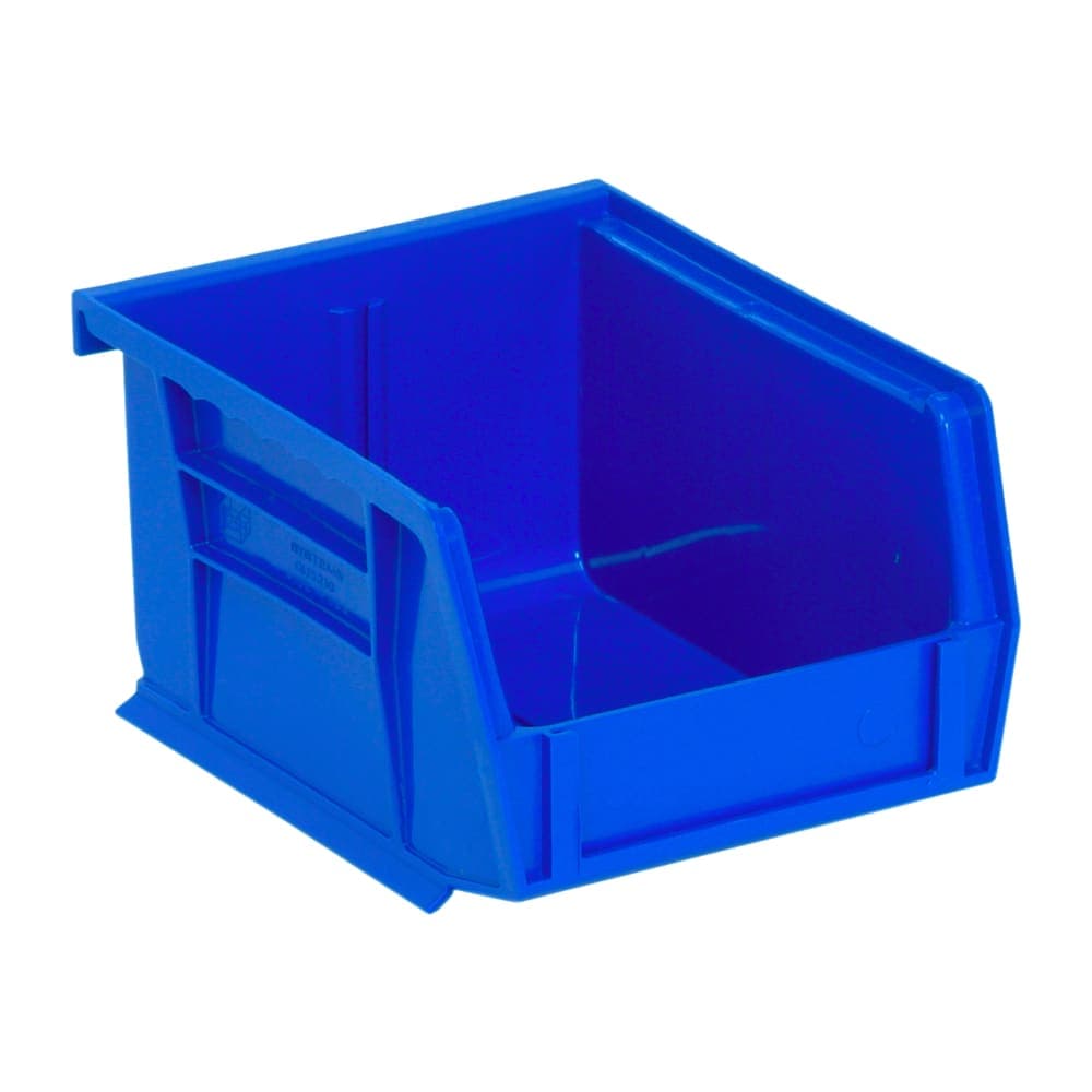 Quantum Food Service Stack & Hang Shelf Bin - 5 3/8" x 4 1/8", Blue (QUS210)
