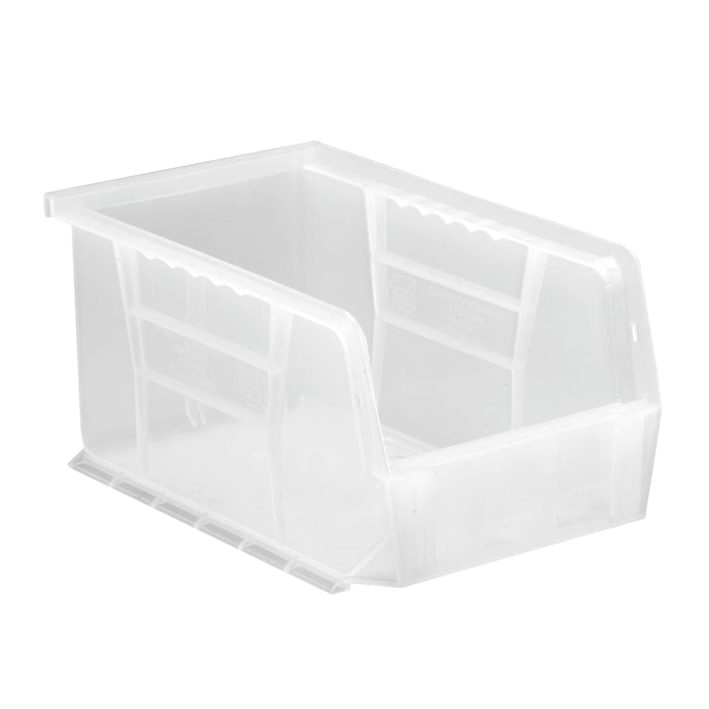 Quantum Food Service Stack & Hang Shelf Bin - 9 1/4" x 6", Clear (QUS221)