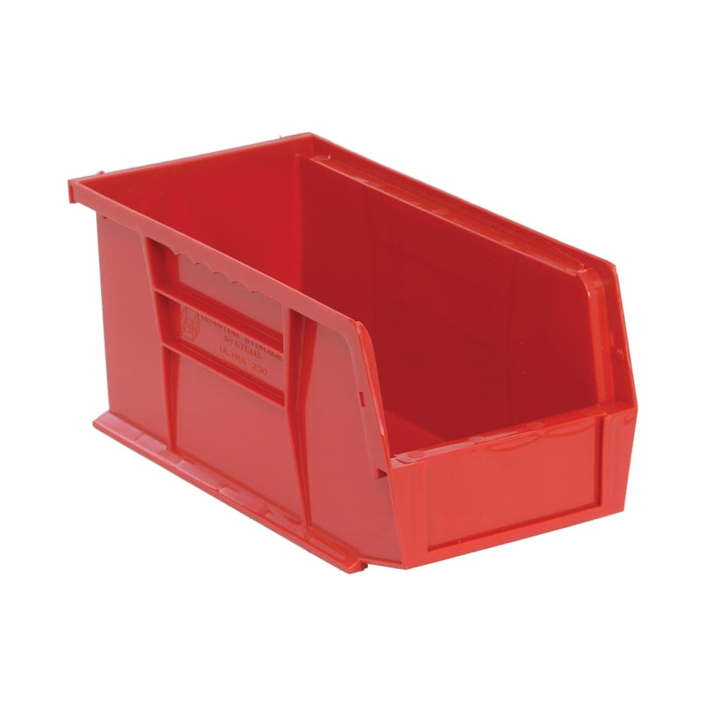 Quantum Food Service Stack & Hang Shelf Bin - 10 7/8" x 5 1/2", Red (QUS230)