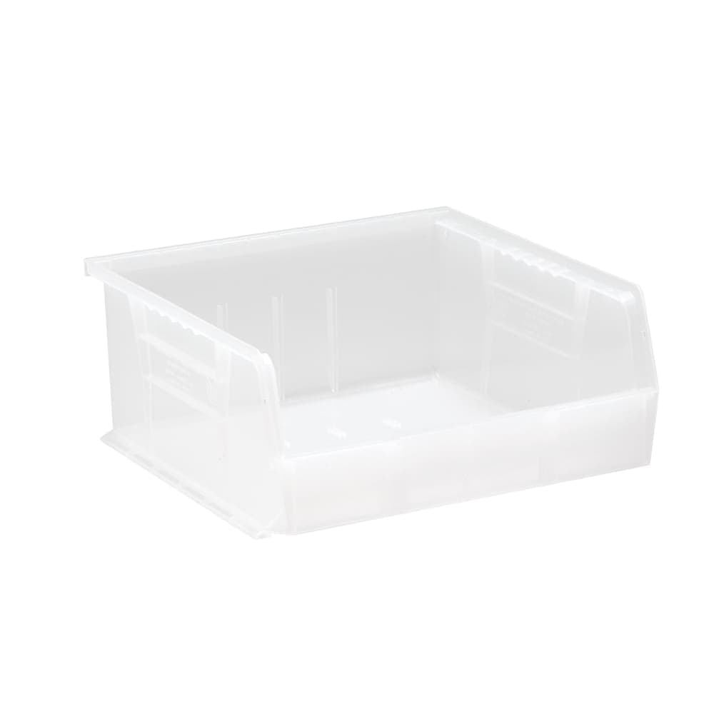 Quantum Food Service Stack & Hang Shelf Bin - 10 7/8" x 11", Clear (QUS235)