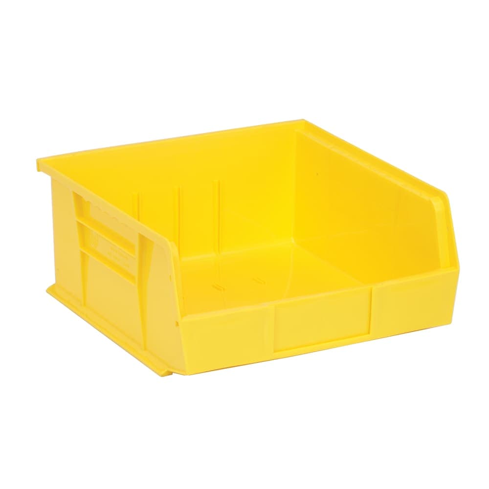 Quantum Food Service Stack & Hang Shelf Bin - 10 7/8" x 11", Yellow (QUS235)