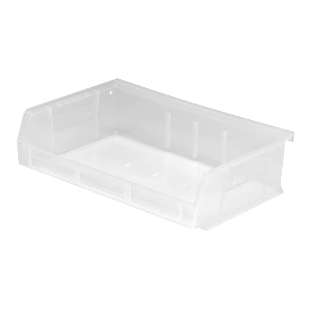 Quantum Food Service Stack & Hang Shelf Bin - 7 3/8" x 11", Clear (QUS236)