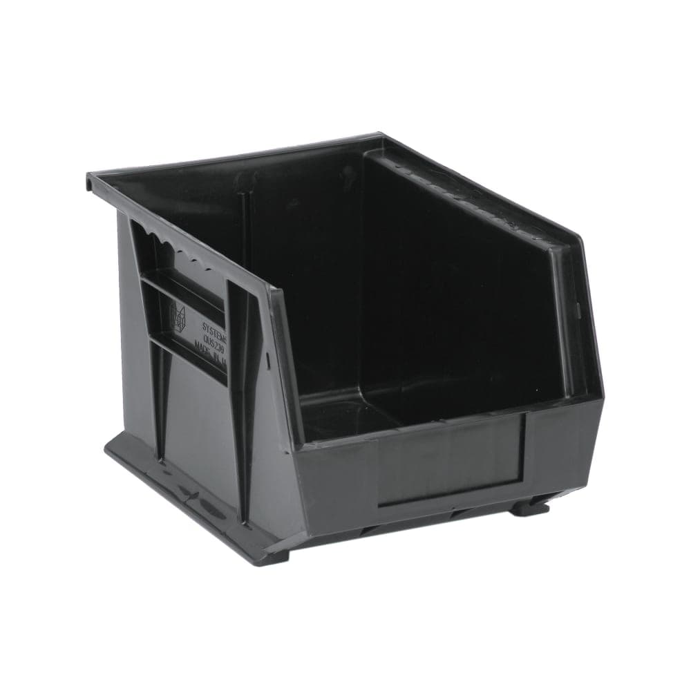 Quantum Food Service Stack & Hang Shelf Bin - 10 3/4" x 8 1/4", Black (QUS239)
