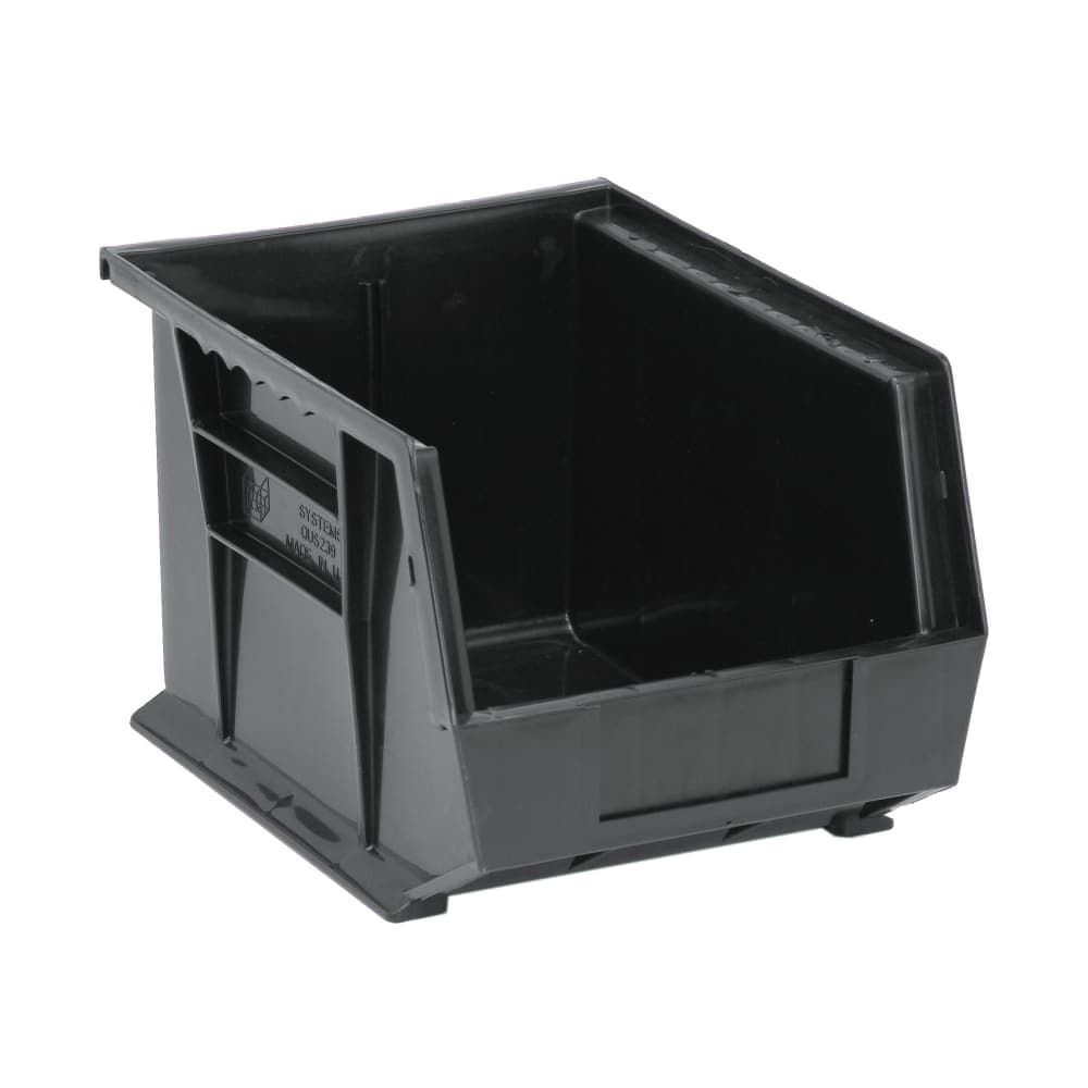 Quantum Food Service Stack & Hang Shelf Bin - 10 3/4" x 8 1/4", Black (QUS239)