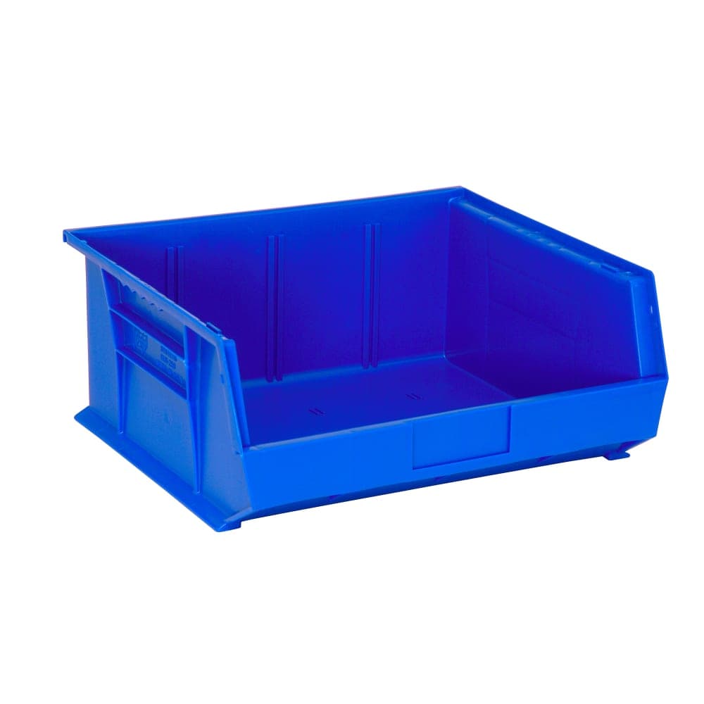 Quantum Food Service Stack & Hang Shelf Bin - 14 3/4" x 16 1/2", Blue (QUS250)