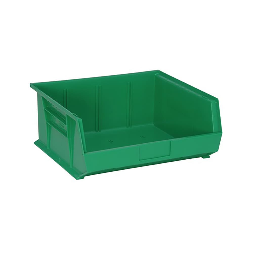 Quantum Food Service Stack & Hang Shelf Bin - 14 3/4" x 16 1/2", Green (QUS250)