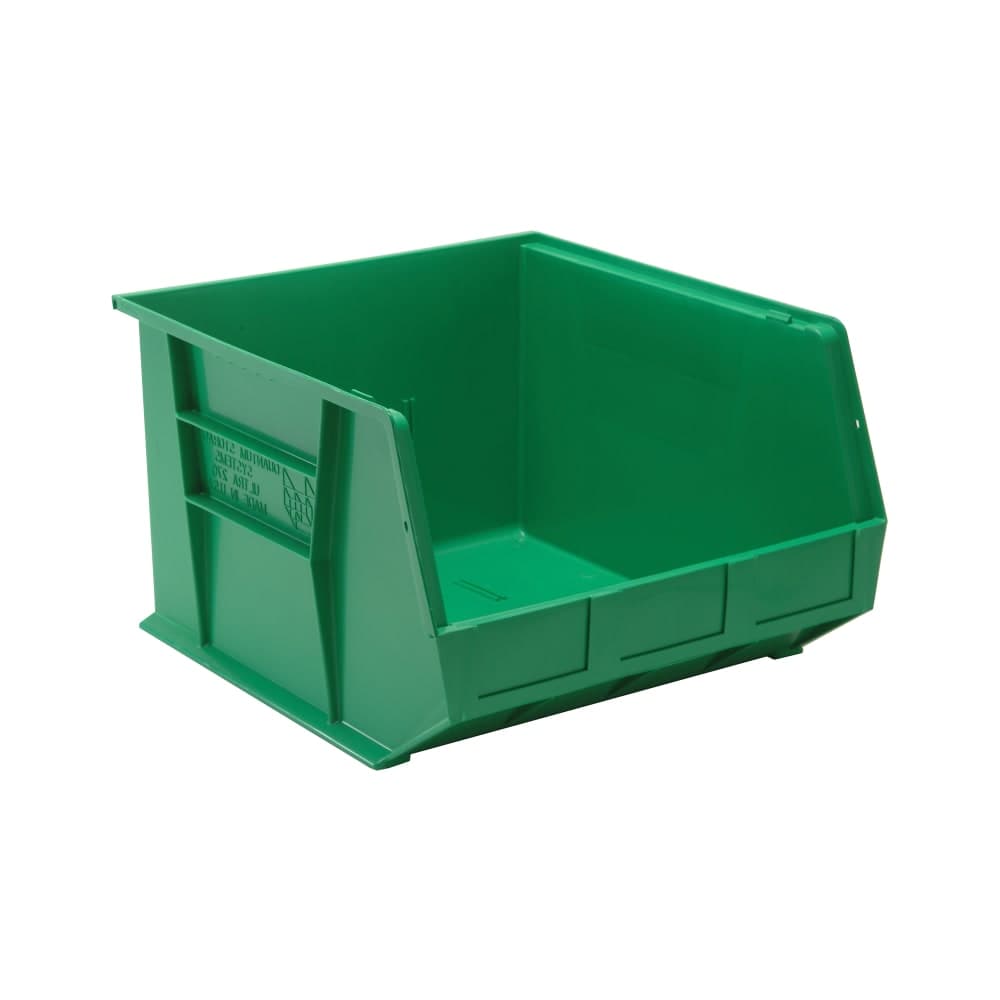 Quantum Food Service Stack & Hang Shelf Bin - 18" x 16 1/2", Green (QUS270)