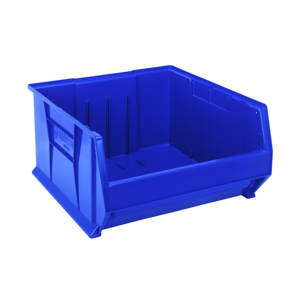 Quantum Food Service Hulk Stack Shelf Container - 23 7/8" x 22 1/2", Black (QUS957)