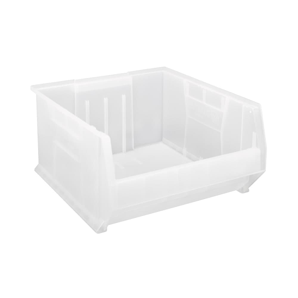 Quantum Food Service Hulk Stack Shelf Container - 23 7/8" x 22 1/2", Clear (QUS957)