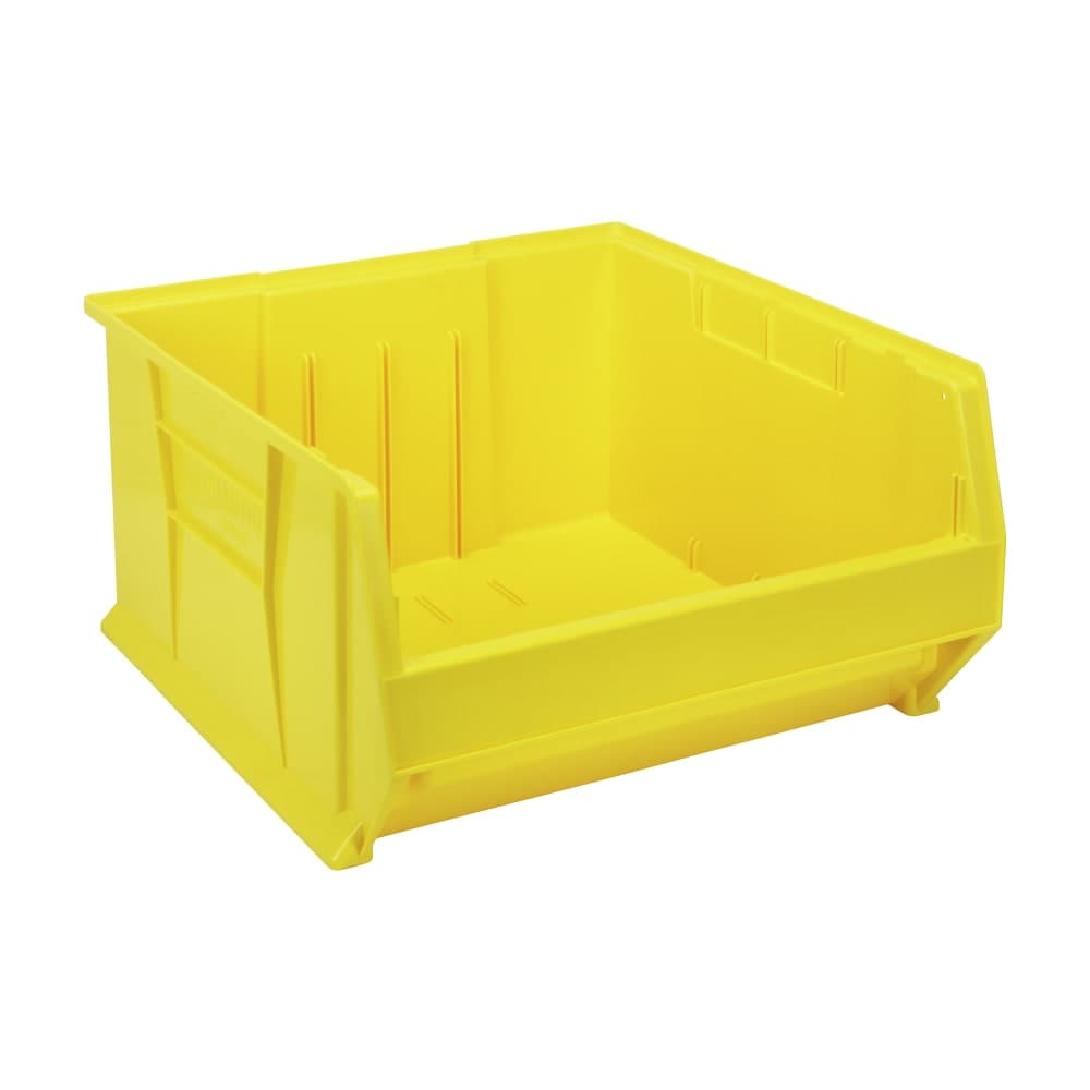 Quantum Food Service Hulk Stack Shelf Container - 23 7/8" x 22 1/2", Yellow (QUS957)