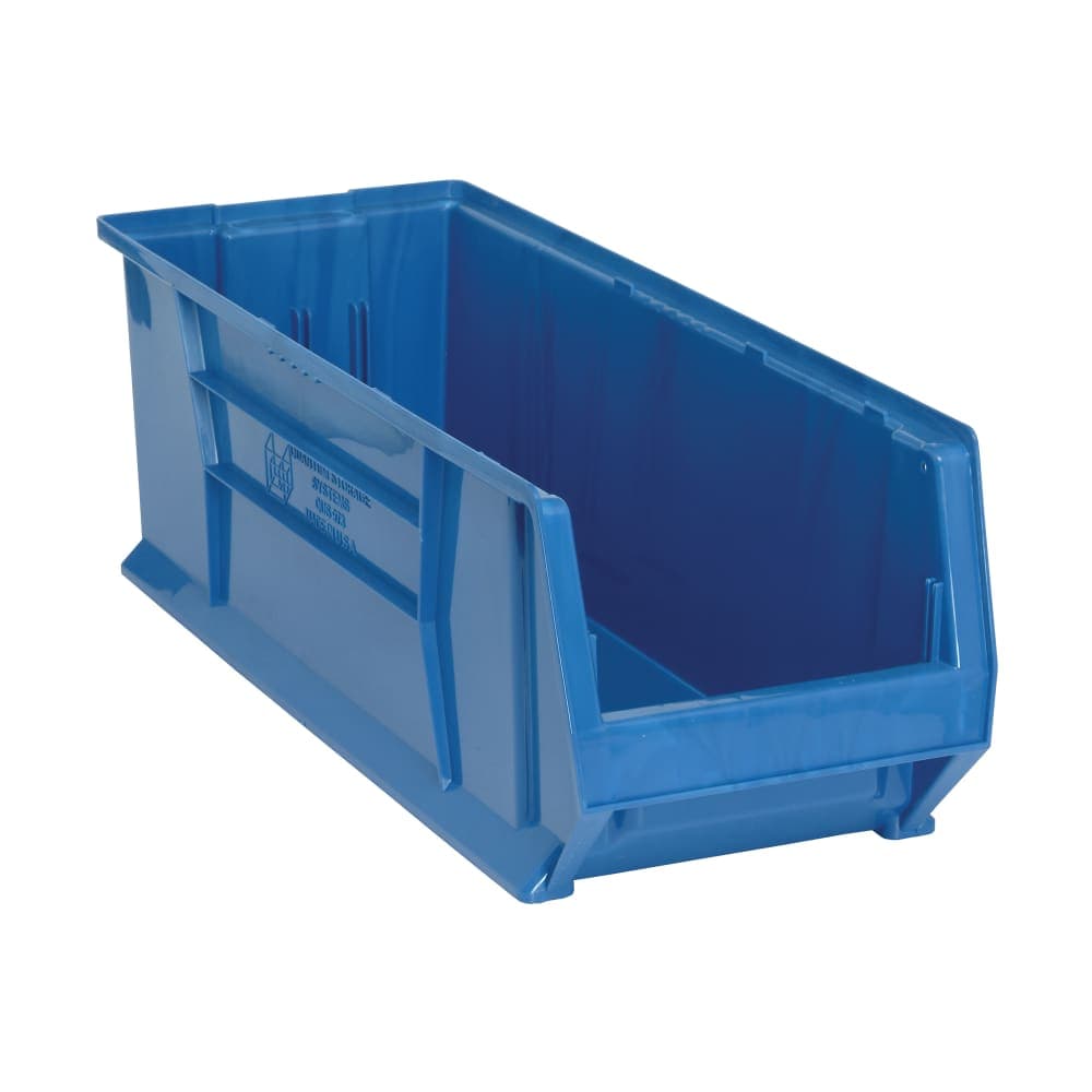 Quantum Food Service Hulk Stack Shelf Container - 29 7/8" x 11", Blue (QUS973)