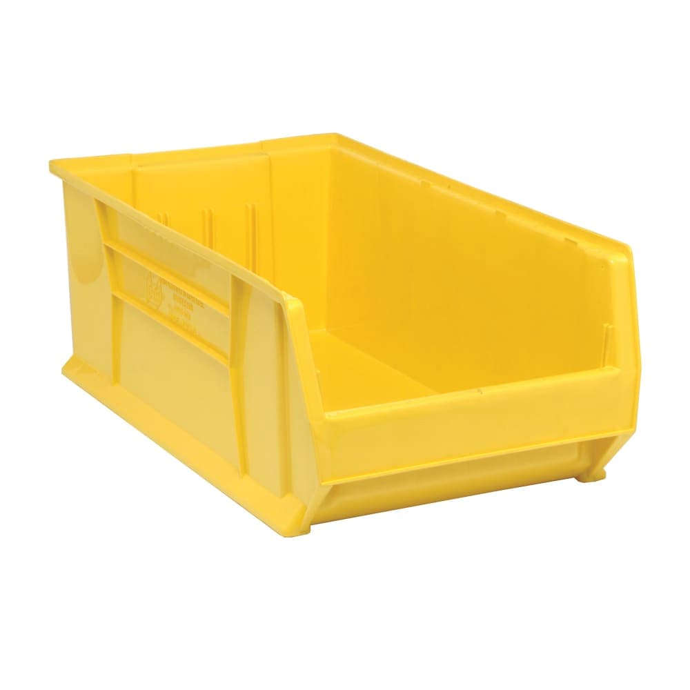 Quantum Food Service Hulk Stack Shelf Container - 29 7/8" x 16 1/2", Yellow (QUS974)