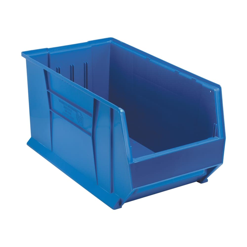 Quantum Food Service Hulk Stack Shelf Container - 29 7/8" x 16 1/2", Blue (QUS976)