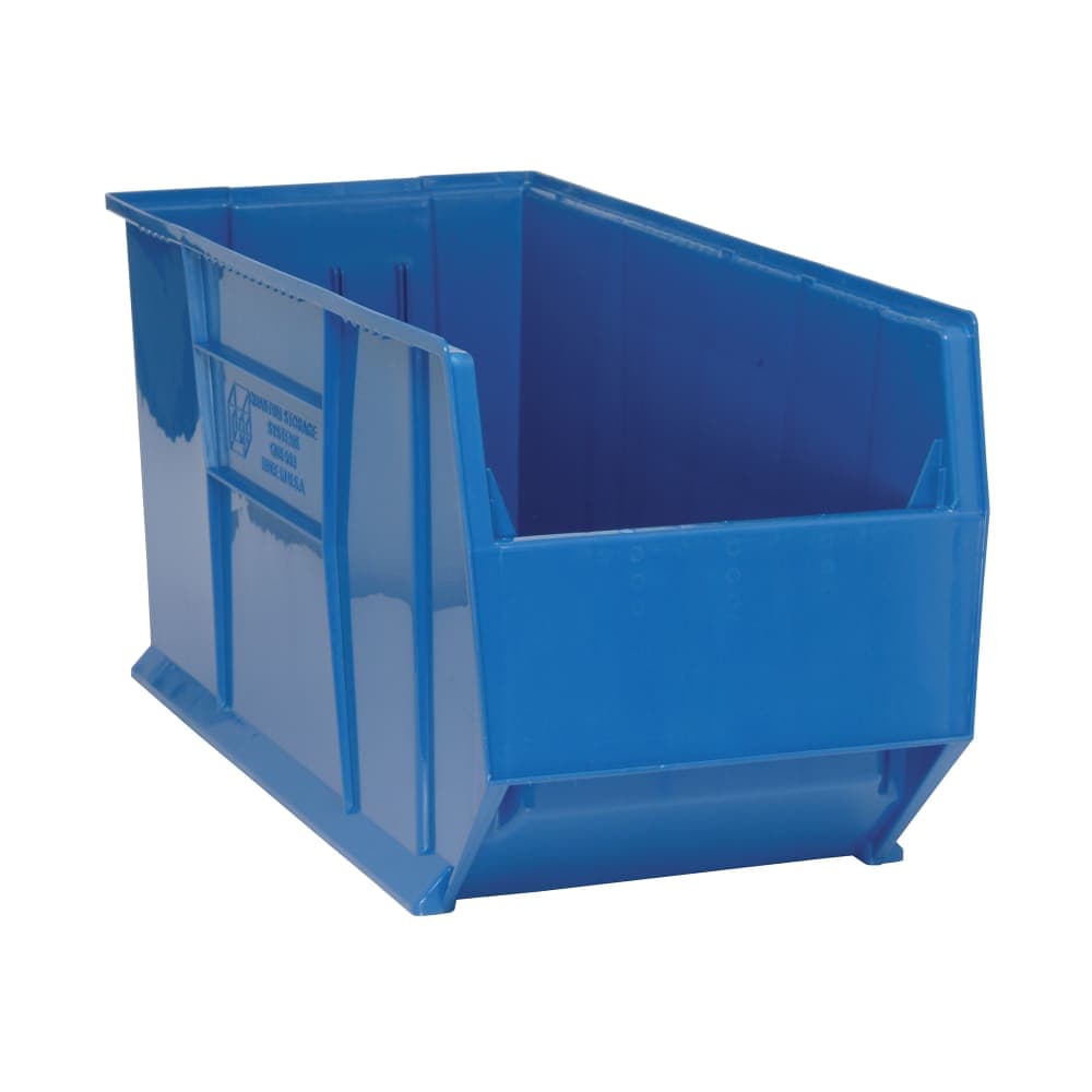 Quantum Food Service Hulk Stack Shelf Container - 35 7/8" x 16 1/2", Blue (QUS993)