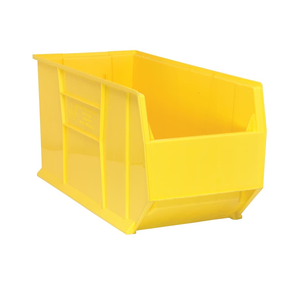 Quantum Food Service Hulk Stack Shelf Container - 35 7/8" x 16 1/2", Yellow (QUS993)