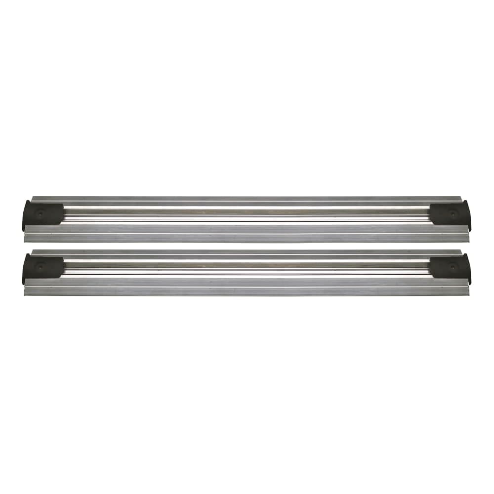Quantum Food Service 84" Floor Track Assembly Kit - Aluminum (QVTRK-2-84EST)
