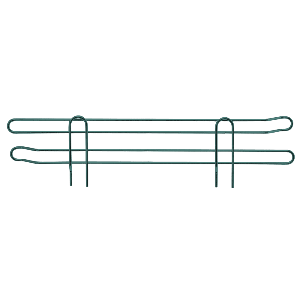 Quantum Food Service Shelf Ledge - 24" x 4", Green (SL24P)