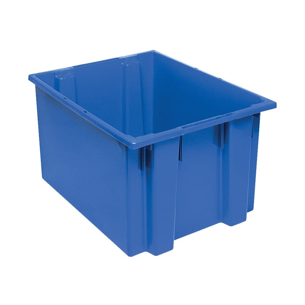 Quantum Food Service Stack & Nest Shelf Tote - 23 1/2" x 19 1/2", Blue (SNT230)