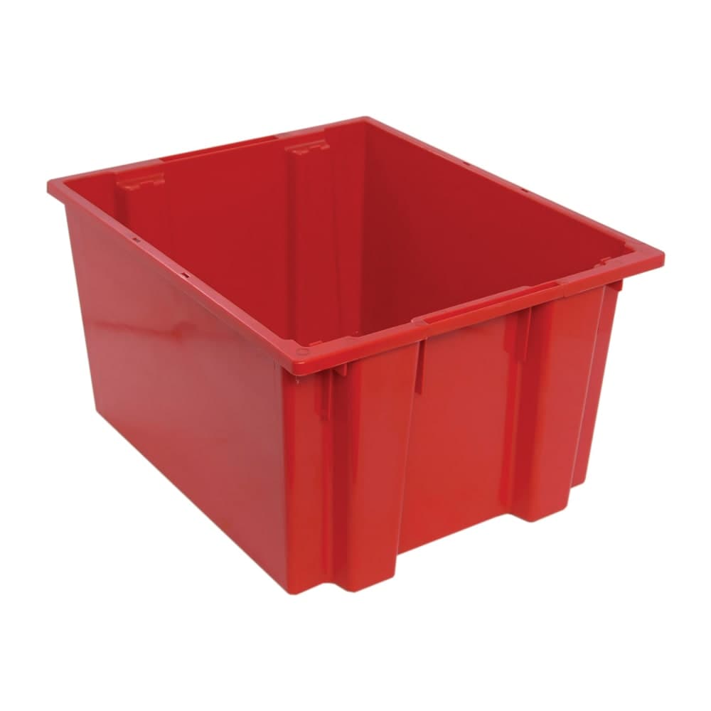 Quantum Food Service Stack & Nest Shelf Tote - 23 1/2" x 19 1/2", Red (SNT230)