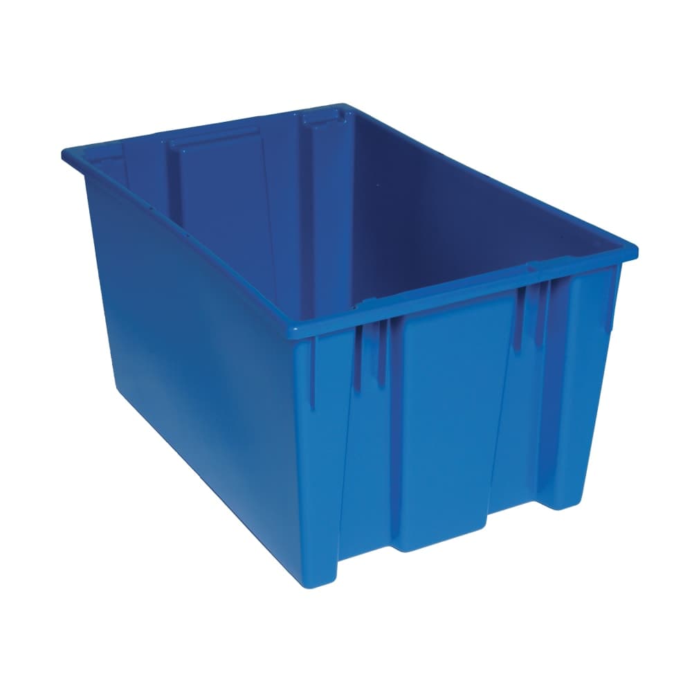 Quantum Food Service Stack & Nest Shelf Tote - 29 1/2" x 19 1/2", Blue (SNT300)