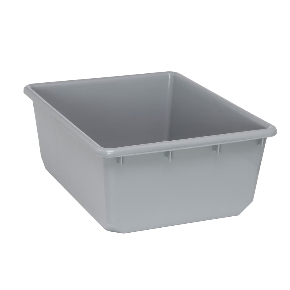 Quantum Food Service QuanTub Stack & Nest Shelf Tote - 24 1/2" x 19", Gray (TUB2419-9)