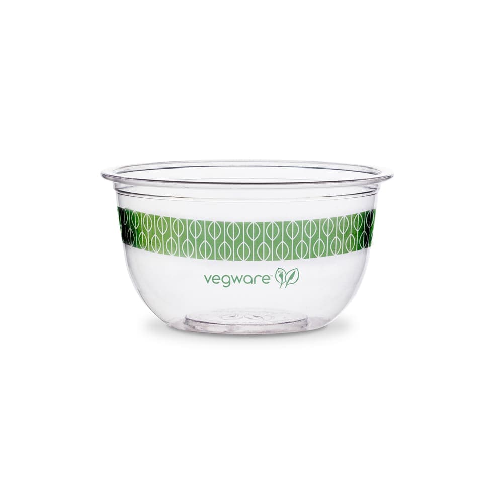 Vegware 8 oz Deli Container - PLA, Clear (BEL-08)