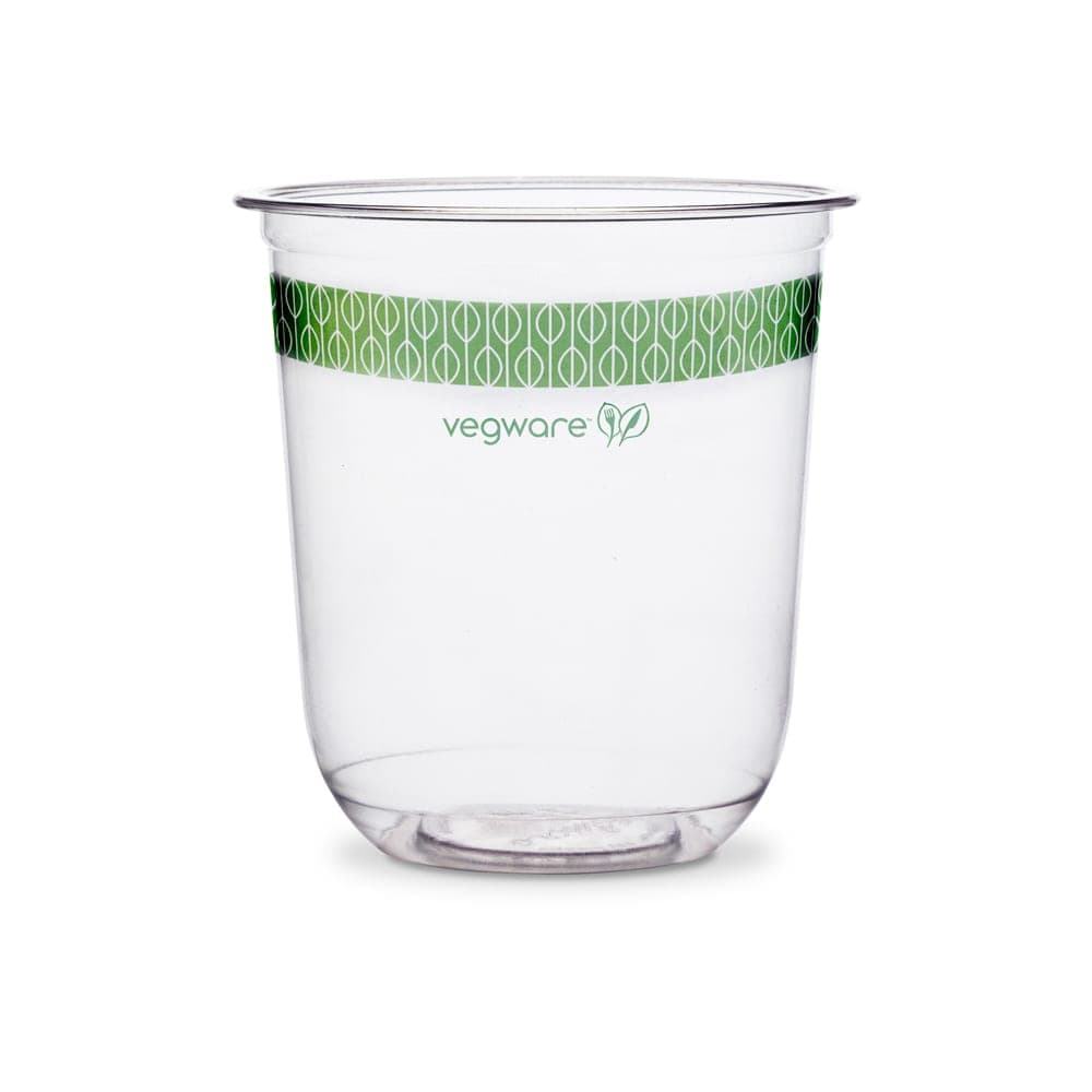 Vegware 16 oz Deli Container - PLA, Clear (BEL-16)