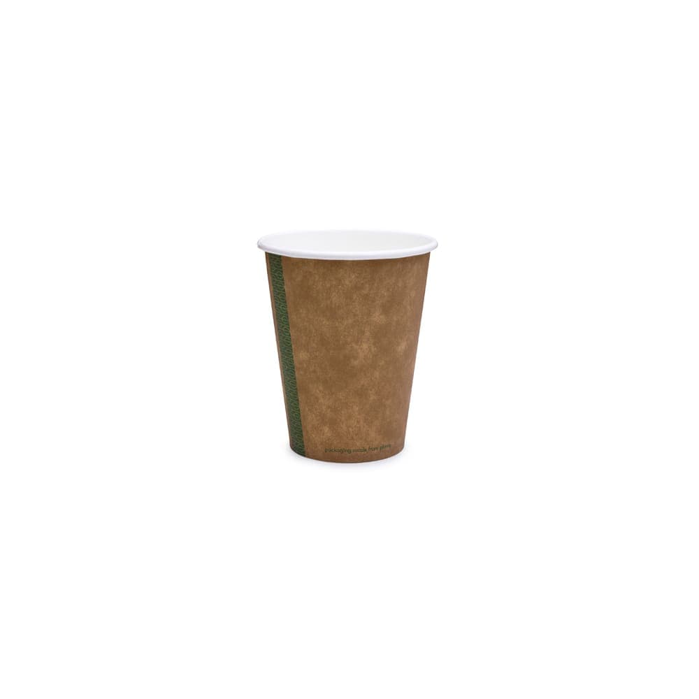 Vegware 12 oz Disposable Hot Cup - PLA, Printed (KV-12G)