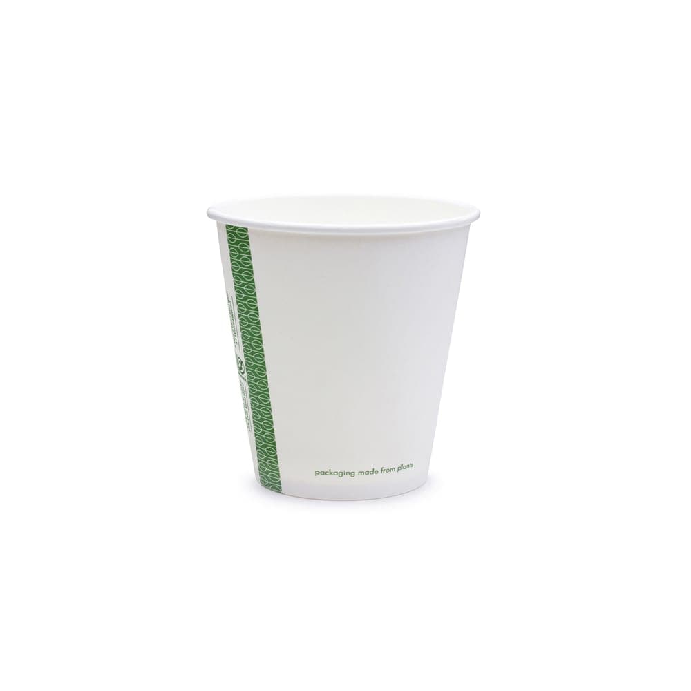 Vegware 10 oz Disposable Hot Cup - PLA, Printed (LV-10G)