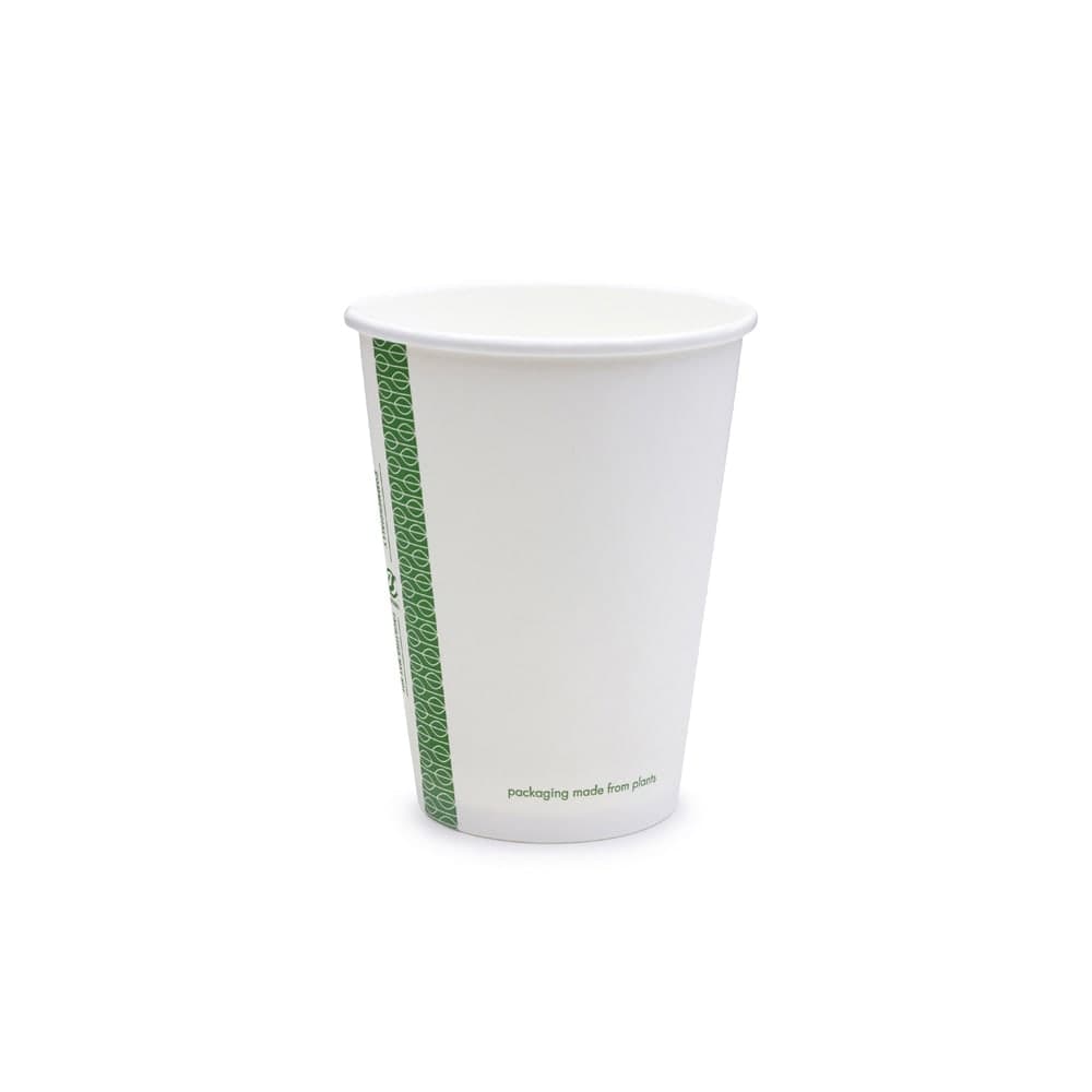 Vegware 12 oz Disposable Hot Cup - PLA, Printed (LV-12G)