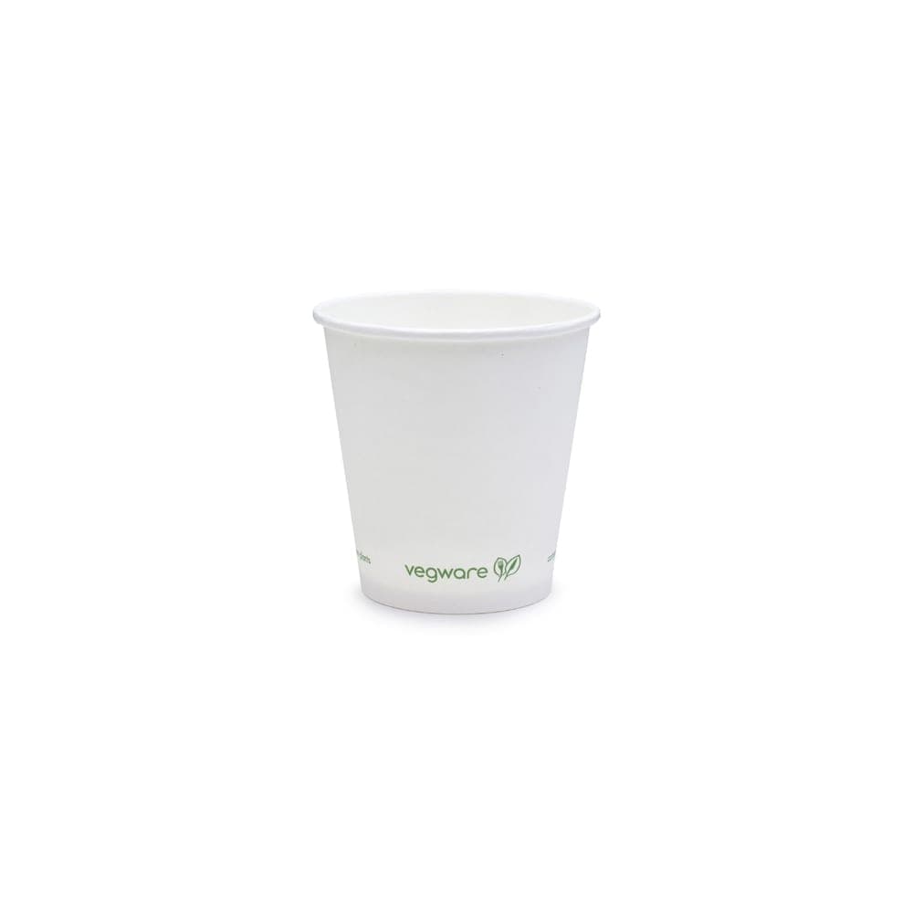 Vegware 6 oz Disposable Hot Cup - PLA, Printed (LV-6S)