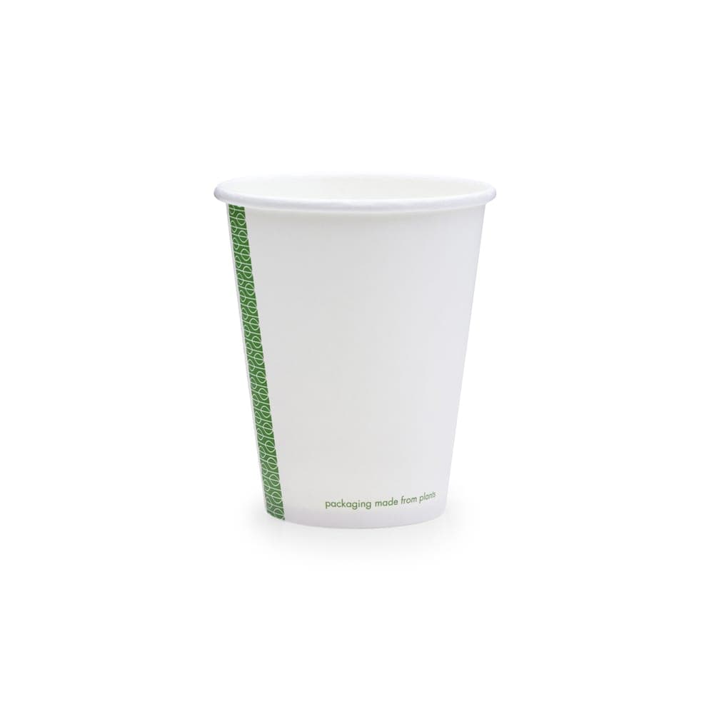 Vegware 8 oz Disposable Hot Cup - PLA, Printed (LV-8G)