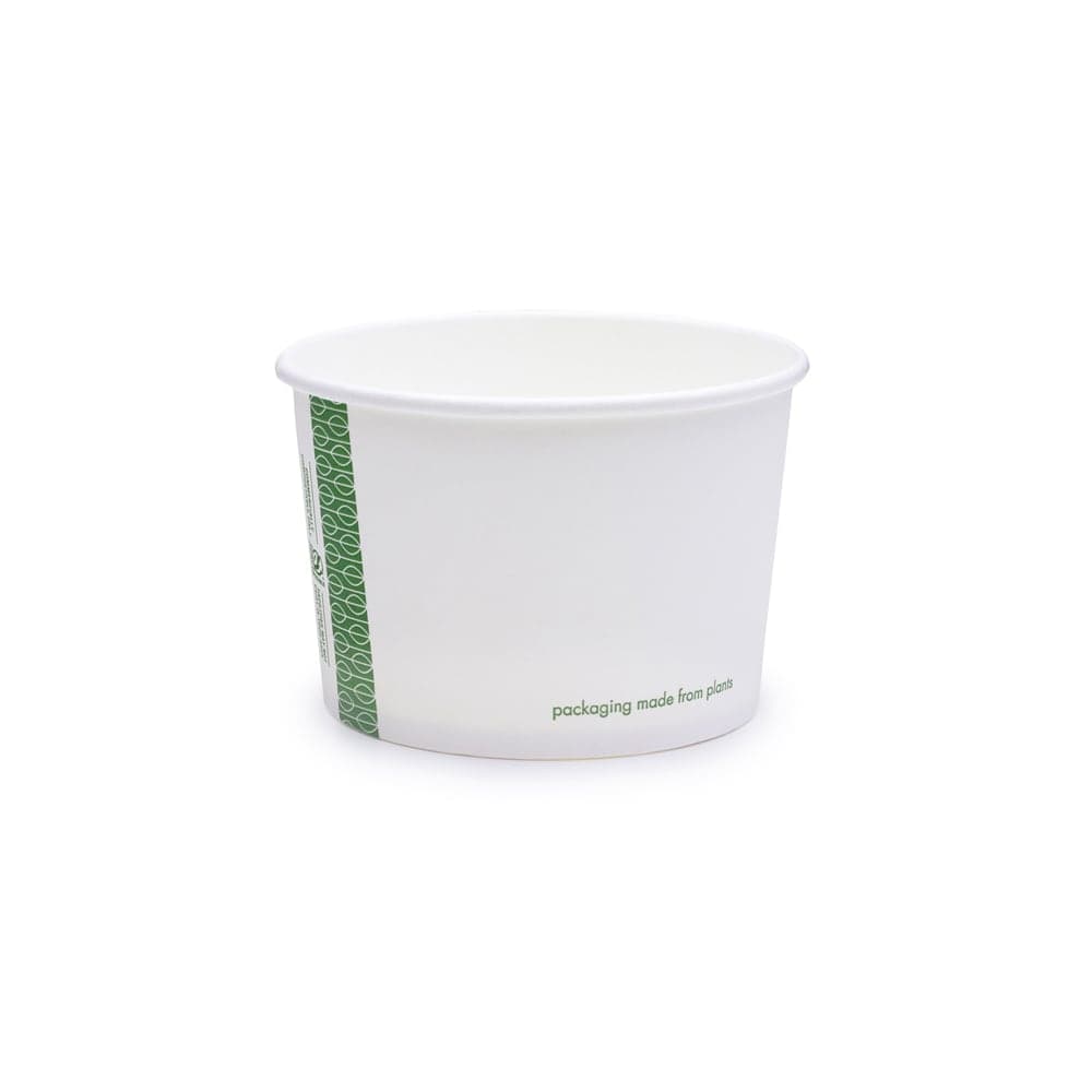 Vegware 8 oz Soup Container - PLA, White (SC-08G)