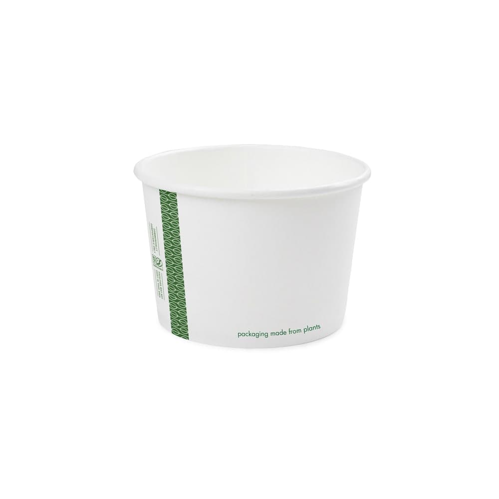Vegware 16 oz Soup Container - PLA, White (SC-16G)