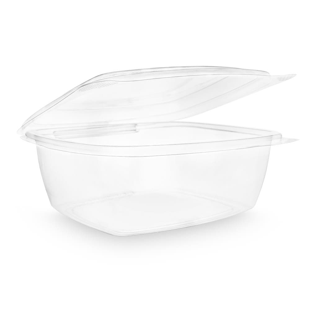 Vegware 48 oz Deli Container w/ Lid - PLA, Clear (VHD-48)