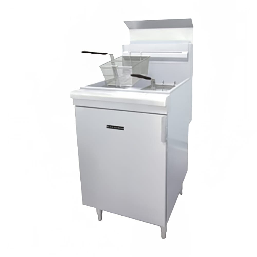 Black Diamond BDGF-150 Gas Fryer - (1) 70 lb Vat, Floor Model, Liquid Propane