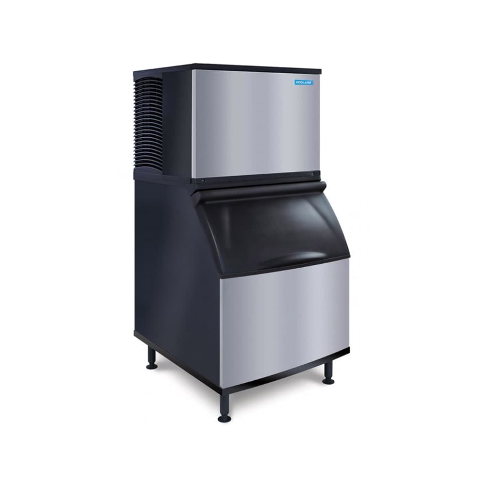 Koolaire KYT0400W/K400 422 lb KYT Series Half Cube Ice Machine w/ Bin - 365 lb Storage, Water Cooled, 115v