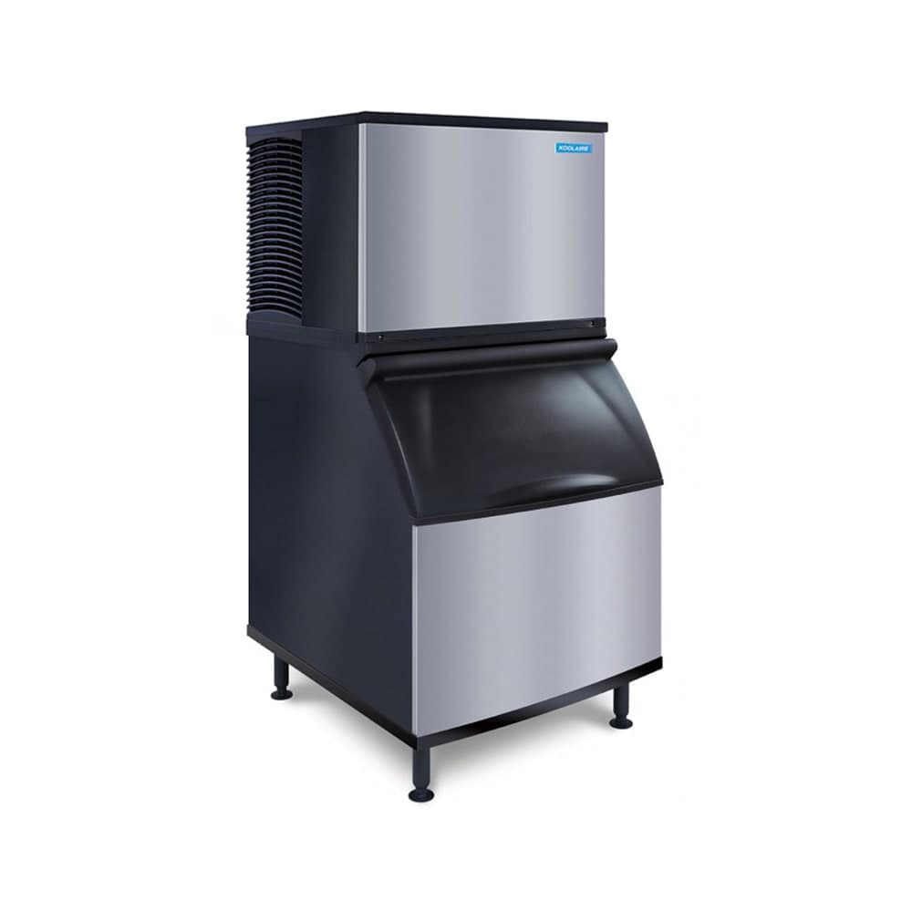 Koolaire KYT0500A/K400 550 lb KYT Series Half Cube Ice Machine w/ Bin - 365 lb Storage, Air Cooled, 115v