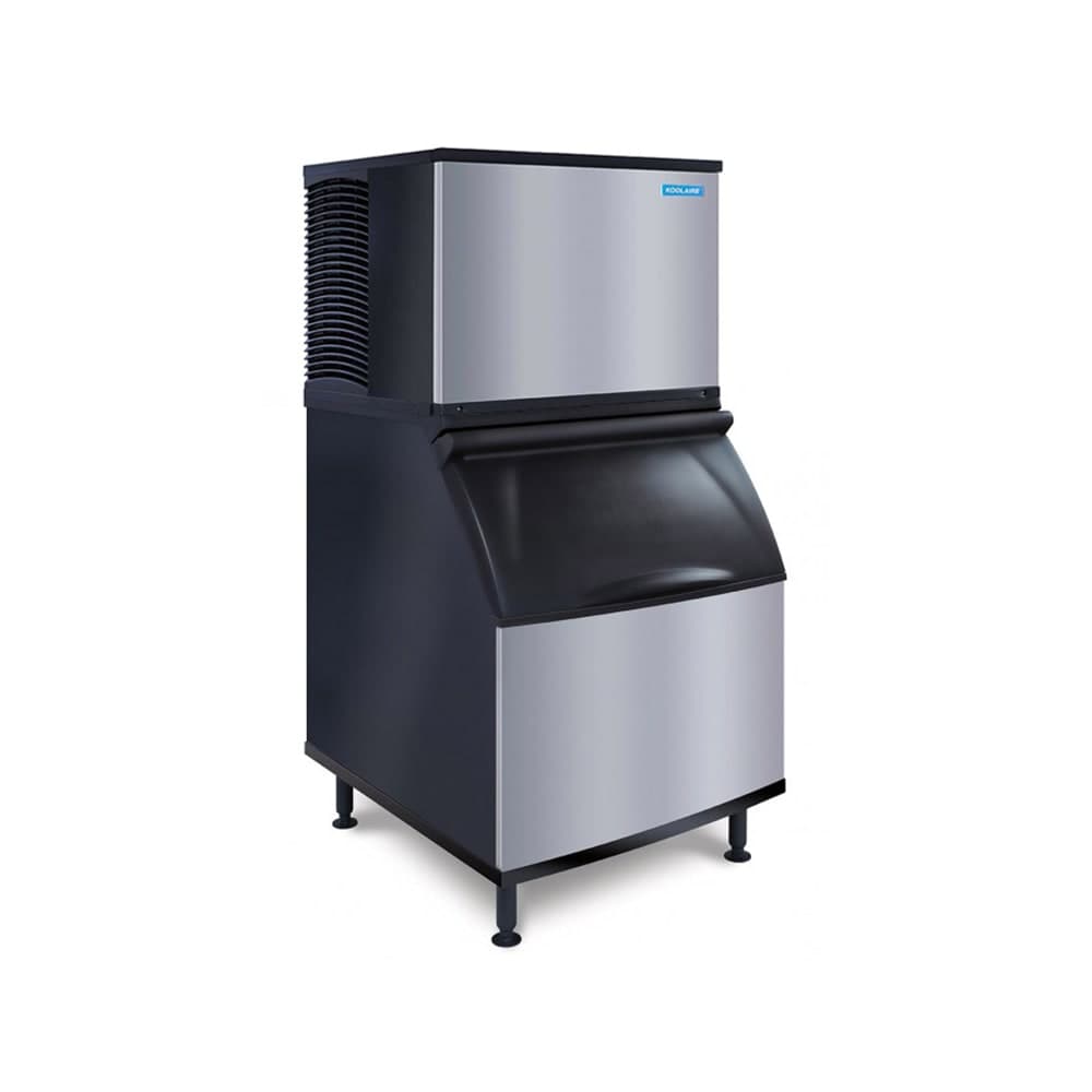 Koolaire KYT0500W/K400 560 lb KYT Series Half Cube Ice Machine w/ Bin - 365 lb Storage, Water Cooled, 115v