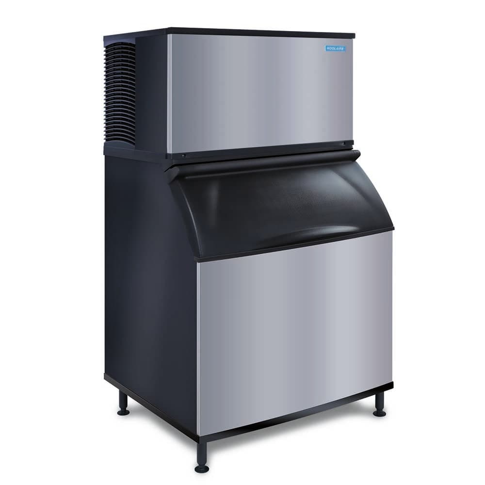 Koolaire KYT1700W/K970 1555 lb KYT Series Half Cube Ice Machine w/ Bin - 882 lb Storage, Water Cooled, 208-230v
