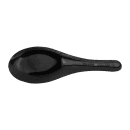 Elite Global Solutions 5 1/2" Melamine Soup Spoon, Black (020-3-B) thumbnail 4