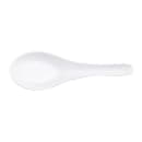 Elite Global Solutions 5 3/8" Melamine Soup Spoon, White (020-3-W) thumbnail 2