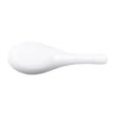 Elite Global Solutions 5 3/8" Melamine Soup Spoon, White (020-3-W) thumbnail 4
