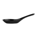 Elite Global Solutions 5 5/8" Zen Soup Spoon - Melamine, Black (151-RT-B) thumbnail 3