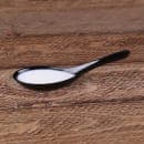 Elite Global Solutions 5 5/8" Zen Soup Spoon - Melamine, Black (151-RT-B) thumbnail 6