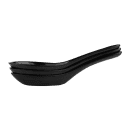 Elite Global Solutions 5 5/8" Zen Soup Spoon - Melamine, Black (151-RT-B) thumbnail 7
