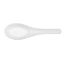 Elite Global Solutions 5 5/8" Melamine Soup Spoon, White (151-RT-W) thumbnail 2