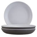Elite Global Solutions 10 1/4" Round Melamine Dinner Plate, Chocolate/White (B1025R2T-WS/CH) thumbnail 4