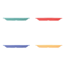 Elite Global Solutions 10" Oval Melamine Dinner Plate, Assorted Colors (B106OV-MIX) thumbnail 3