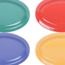 Elite Global Solutions 10" Oval Melamine Dinner Plate, Assorted Colors (B106OV-MIX) thumbnail 5